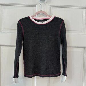 Girls thermal shirt by Cuddl Duds, size M (7/8), Great condition!